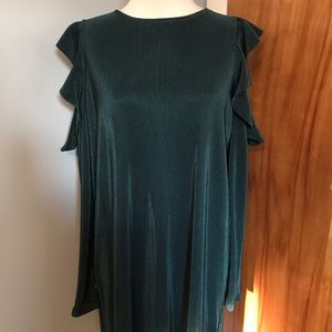 Emerald green dress